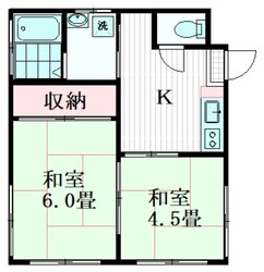 青木荘の物件間取画像